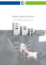 Emotron DSV/GSV variable speed drives for lift control - 1