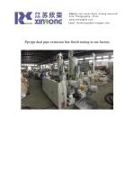 Ppr ppr dual pipe extrusion line finish testing in our factory - 1