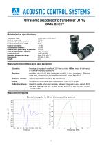 D1762 – normal-beam dual-crystal ultrasonic transducer 5 MHz