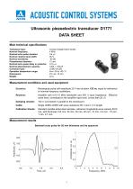 D1771 – normal-beam dual-crystal transducer 5 MHz