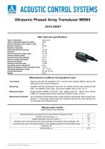 M9065 – shear wave phased array transducer