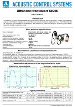 S0205 – Low frequency piezoelectric transducer 25 KHz