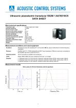 S5280 – angle-beam transducer 1,8 MHz / 70° - 1