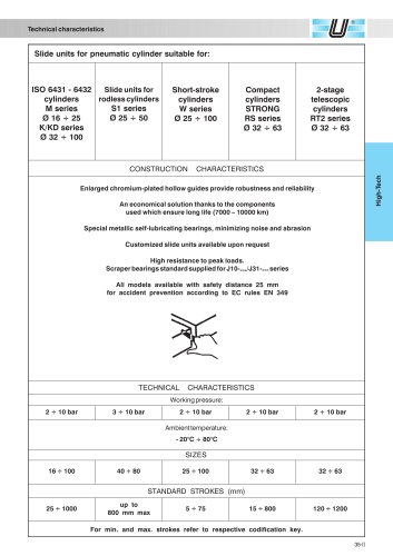 J3_Slide units for rodless cylinders serie