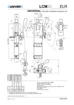 LCM50_Pneumatic retractable locating pin unit with hand lever,  single rod-10