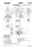 LCM50_Pneumatic retractable locating pin unit with hand lever,  single rod-4