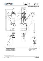 LCQ36_Pneumatic retractable locating pin unit with hand lever,  single rod-2