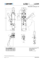 LCQ50_Pneumatic retractable locating pin unit with hand lever,  single rod-3