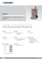 LCY40_Irreversible pneumatic retractable locating pin unit with hand lever,  single rod-1
