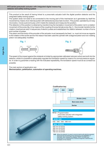 NTZ_Pneumatic cylinder with integrated safety locking system and digital measuring detector