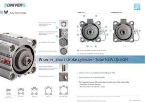 W_Short stroke cylinder- Tube NEW DESIGN