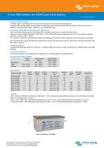 A new AGM battery: the AGM Super Cycle battery