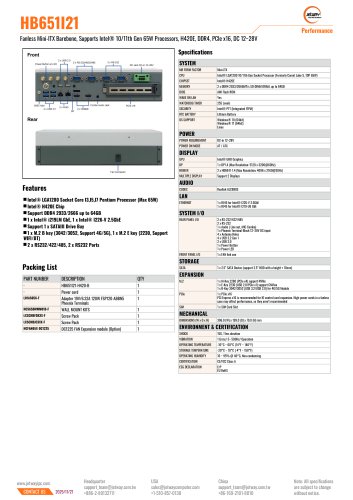  HB651I21_Datasheet