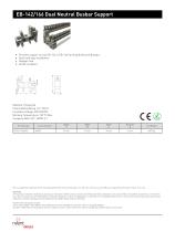 EB-142/166 Dual Neutral Busbar Support - 1