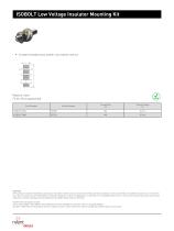 ISOBOLT Low Voltage Insulator Mounting Kit - 1