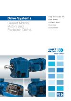 Geared Motors, Motors and Electronic Drives - 1