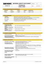 MATERIAL SAFETY DATA SHEET  POWERGAS 220383, 2 20483 - 2