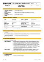 MATERIAL SAFETY DATA SHEET  POWERGAS 220383, 2 20483 - 3