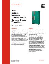 BTPC Bypass Isolation Transfer Switch Open or Closed Transition - 1