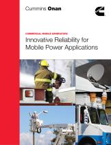 COMMERCIAL MOBILE GENERATORS Innovative Reliability for Innovative Reliability for - 1
