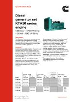 Diesel generator set KTA50 series engine - 1