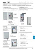 Socket outlet combinations, free standing units, suspension-type combinations, stainless steel distribution cabinets-8