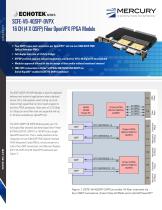 Echotek Series SCFE-V6-4QSFP-OVPX 16 CH (4 X QSFP) Fiber OpenVPX FPGA Module - 1