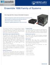 Ensemble 1000 Family of Systems - 1