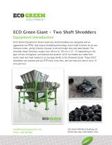 ECO Green Giant - Two Shaft Shredders-1