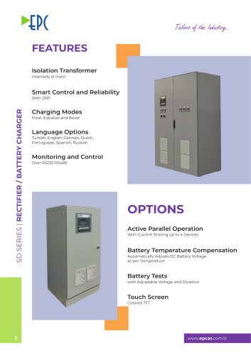 D SERIES | RECTIFIER / BATTERY CHARGER