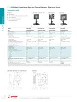 Medium Power Large Aperture Thermal Sensors - Apertures 50mm - 1