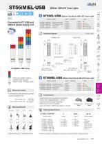 Technical Data for USB Type LED Tower Light - 4