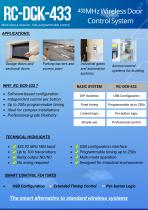 433MHz Wireless Door Control Brochure-2