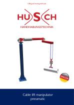 HUSCH handling technology Cable lift manipulator flyer - 1