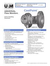 CoolPoint vortex flow meter for water or corrosives  Coolpoint Large Series - 1