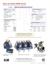 Manifolded High Pressure Vane Flow Meters for Coolant MSM - 4