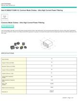 Common Mode Chokes - Ultra High Current Power Filtering - 1