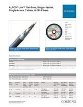 ALTOS® Lite? Gel-Free, Single-Jacket, Single-Armor Cables, 6-288 Fibers-2
