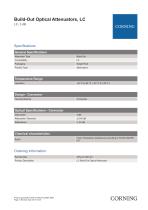 Build-Out Optical Attenuators, LC-2
