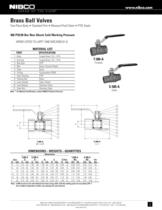 Brass Ball Valves - 1