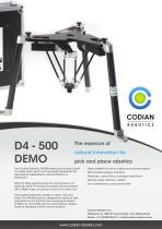 D4-500 demo pick & place robot - 1