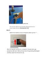 QUICK START UP GUIDE FOR WELDER L_350-13