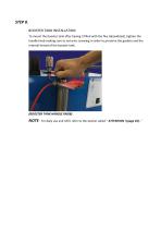 QUICK START UP GUIDE FOR WELDER L_350-7