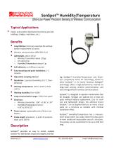 flange-mount humidity and temperature sensor / wireless / small SenSpot™ - 1