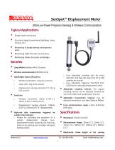 linear displacement sensor / mechanical / resistance / transparent Wireless SenSpot™ - 1