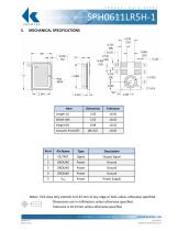 SPH0611LR5H-1 Surface mount MEMS - 5