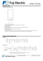 Datasheet temperature controller PSC200-6