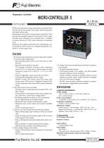 Datasheet temperature controller PXF9-1