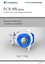Pressure transmitters FCX-AIV Series