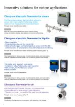 Ultrasonic flow meters for liquids, steam and air-2